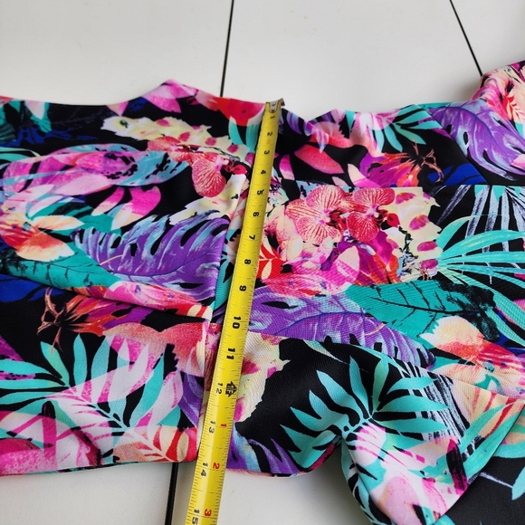 Spence Women's Floral Boho Sleeveless Floral Tropical Dress Stretch Zip Back 8 - Picture 8 of 11